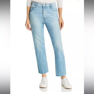 Frame Jeans “Le Pixie Slouch” in Limelight Clean NWOT